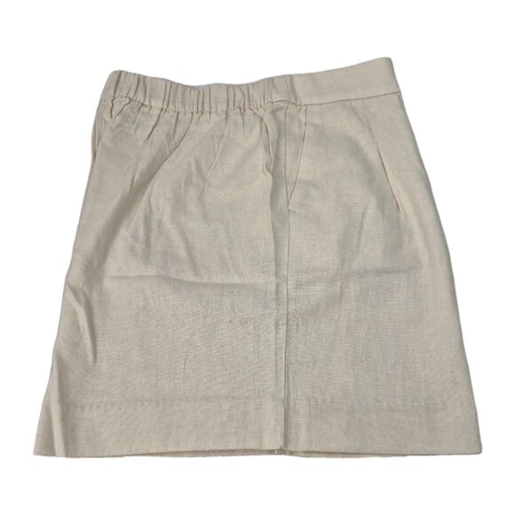 J.Crew Women's Shorts Size 14 Beige Linen Blend  (55) - Picture 3 of 11